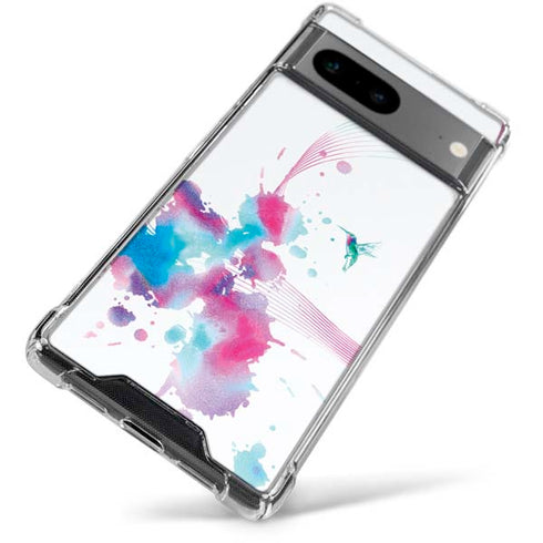 Violet Harmony (Hummingbird) Google Pixel 8 Clear Case